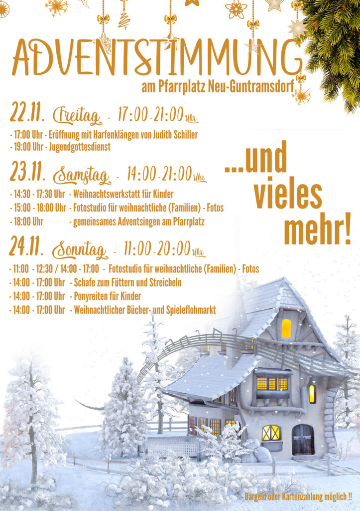 Adventstimmung 22.-24.11.2024 Pfarre Neu Guntramsdorf, St. Josef